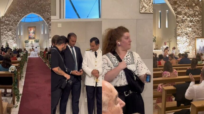 Se casaron a la misma hora del juego de Argentina y cuando llegaron los penales la boda pasó a un segundo plano