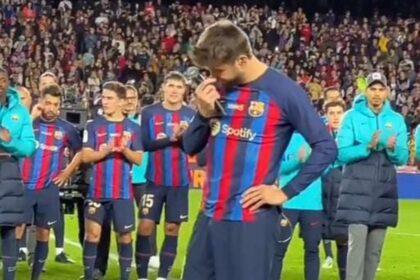 EN VIDEO | Las emotivas palabras de Piqué tras jugar su último partido como profesional