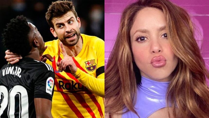 El gesto que tuvo Vinicius con Shakira que no le gustará a Piqué