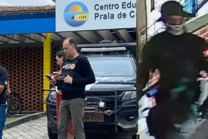 un exalumno de 16 años hijo de un policía