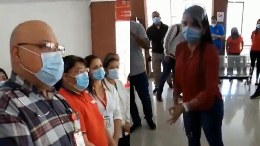 EN VIDEO | Directora de hospital zuliano amenazó con "poner preso" al personal que proteste en sus instalaciones