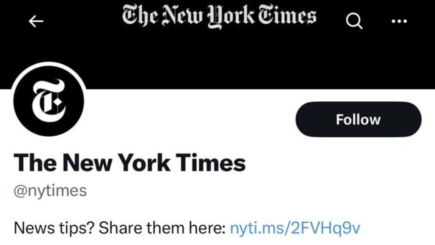 El New York Times perdió marca de verificación en Twitter al negarse a pagar la suscripción "premium"