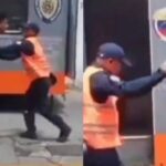 EN VIDEO | Fueron detenidos por cometer una infracción de tránsito y su violenta reacción se hizo viral