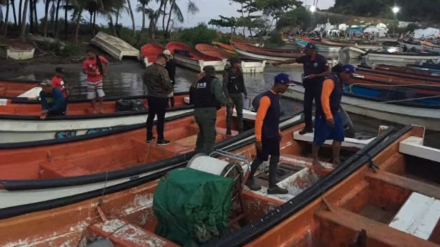 Hallan cerca de Puerto Cabello a cuatro pescadores que habían sido reportados como desaparecidos