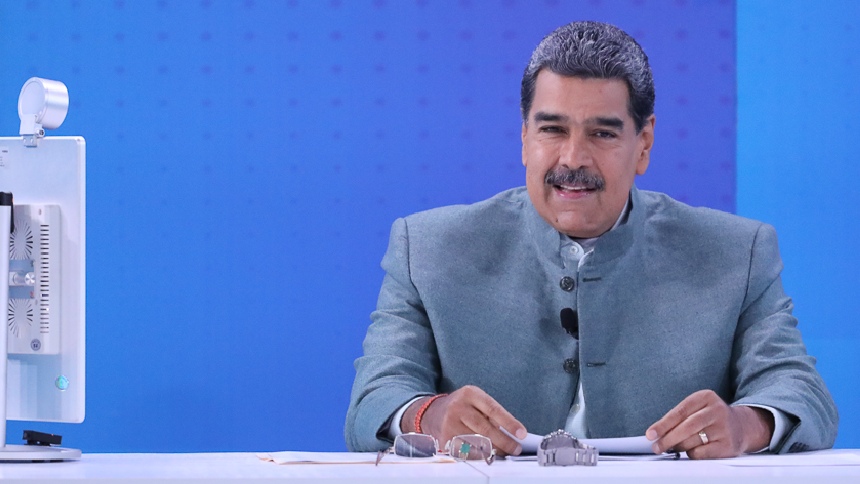 El cuadro que mostró Maduro junto a Jesucristo en sus redes sociales que está dando de que hablar