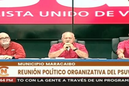 El primer vicepresidente del Partido Socialista Unido de Venezuela (PSUV), Diosdado Cabello, la crisis de servicios que atraviesa el Zulia.  