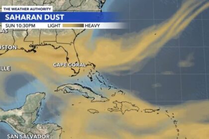 Significativa oleada de polvo del Sahara llegará a Florida la próxima semana