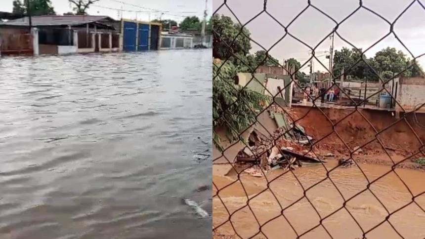 EN VIDEOS: El caos que han provocado las fuertes lluvias de este 23Nov en el Zulia