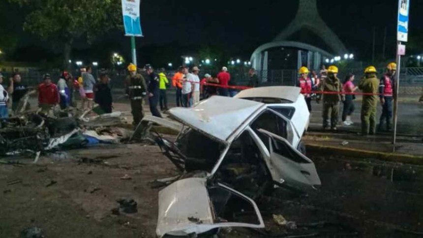 Terrible accidente frente a Catedral de Barquisimeto dejó dos fallecidos