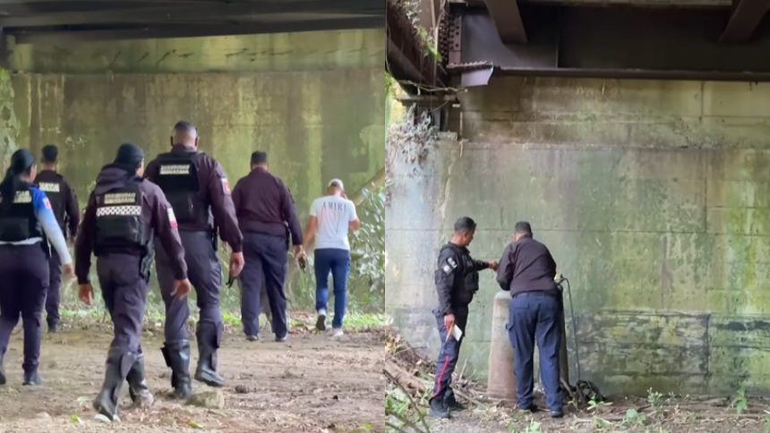 Detenido por realizar cortes a las bases de un puente en la carretera vieja Caracas-La Guaira, esto le incautaron
