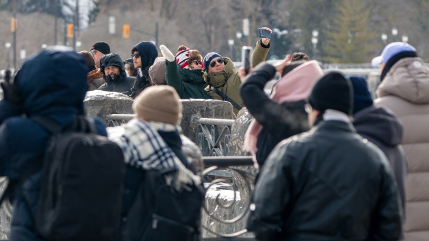 La sensación térmica baja a -55 grados en partes de Canadá por una masa de aire ártico