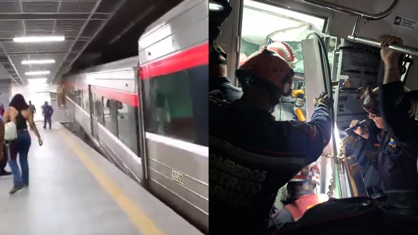 VIDEOS: Activan operativo tras descarrilamiento del tren de Valles del Tuy en La Rinconada, hay varios heridos